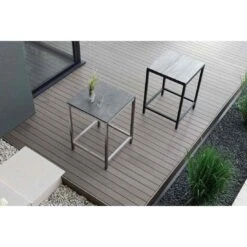Stern Gartentisch-Gestell 80x80cm Edelstahl -Garten Leben 838170 7