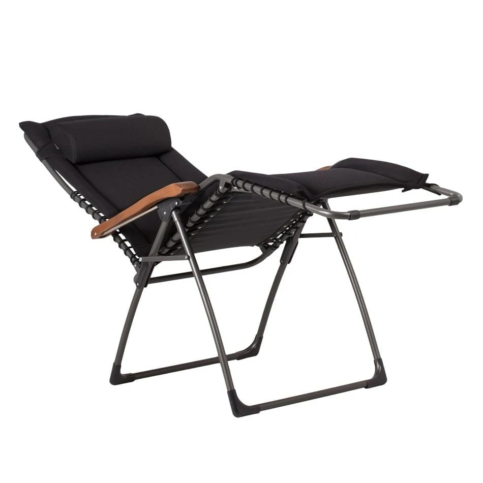 Sungörl Oasi Daydreamer DeLuxe Relaxliege Stahl/Textilene Anthrazit/Schwarz 5 Sungörl Oasi Daydreamer DeLuxe Relaxliege Stahl/Textilene Anthrazit/Schwarz – Bild 3