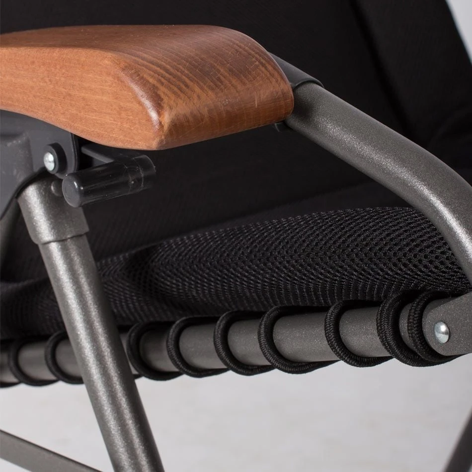 Sungörl Oasi Daydreamer DeLuxe Relaxliege Stahl/Textilene Anthrazit/Schwarz 7 Sungörl Oasi Daydreamer DeLuxe Relaxliege Stahl/Textilene Anthrazit/Schwarz – Bild 5