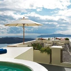 Glatz Piazzino Easy Stockschirm Ø350 Cm Eggshell -Garten Leben 842856 2