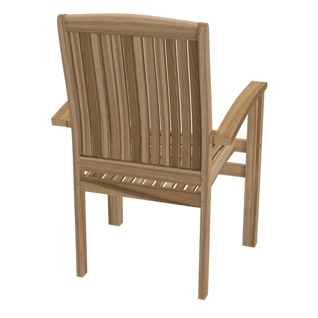 OUTLIV. Ontario Stapelsessel Eco Teak 4 OUTLIV. Ontario Stapelsessel Eco Teak – Bild 2