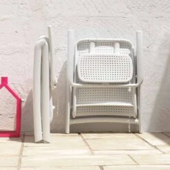 Nardi Acquamarina Klappsessel Kunststoff Weiß -Garten Leben 853240 3