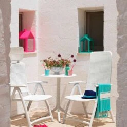 Nardi Acquamarina Klappsessel Kunststoff Weiß -Garten Leben 853240 4