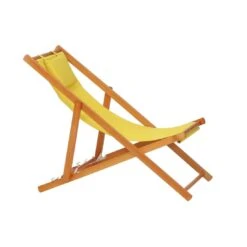 Siena Garden Faro Beach-Liegestuhl Holz/Textilene Gelb -Garten Leben 868970 12