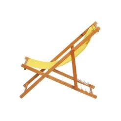 Siena Garden Faro Beach-Liegestuhl Holz/Textilene Gelb -Garten Leben 868970 4