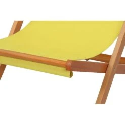 Siena Garden Faro Beach-Liegestuhl Holz/Textilene Gelb -Garten Leben 868970 9