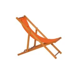 Siena Garden Faro Beach-Liegestuhl Holz/Textilene Orange -Garten Leben 868981 19
