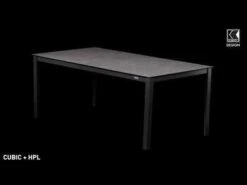 Kettler Cubic Gartentisch-Gestell 160x95 Cm Aluminium Anthrazit