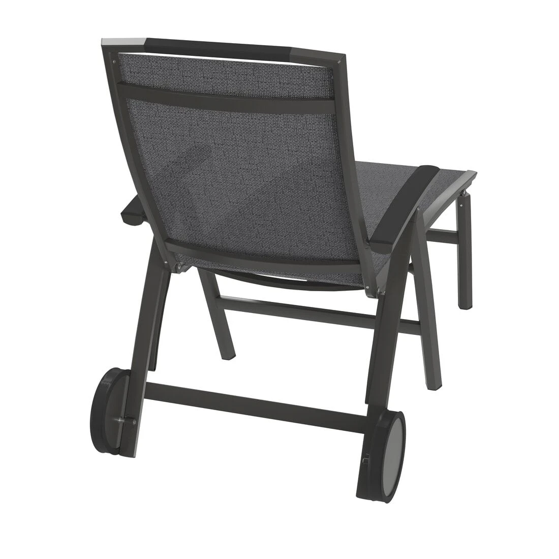 Sieger Trento Gartenliege Klappbar Aluminium/Textilene Eisengrau/Silbergrau 5 Sieger Trento Gartenliege Klappbar Aluminium/Textilene Eisengrau/Silbergrau – Bild 3