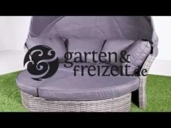 OUTLIV. Seattle Loungeinsel Geflecht Mixed Grey/Grey