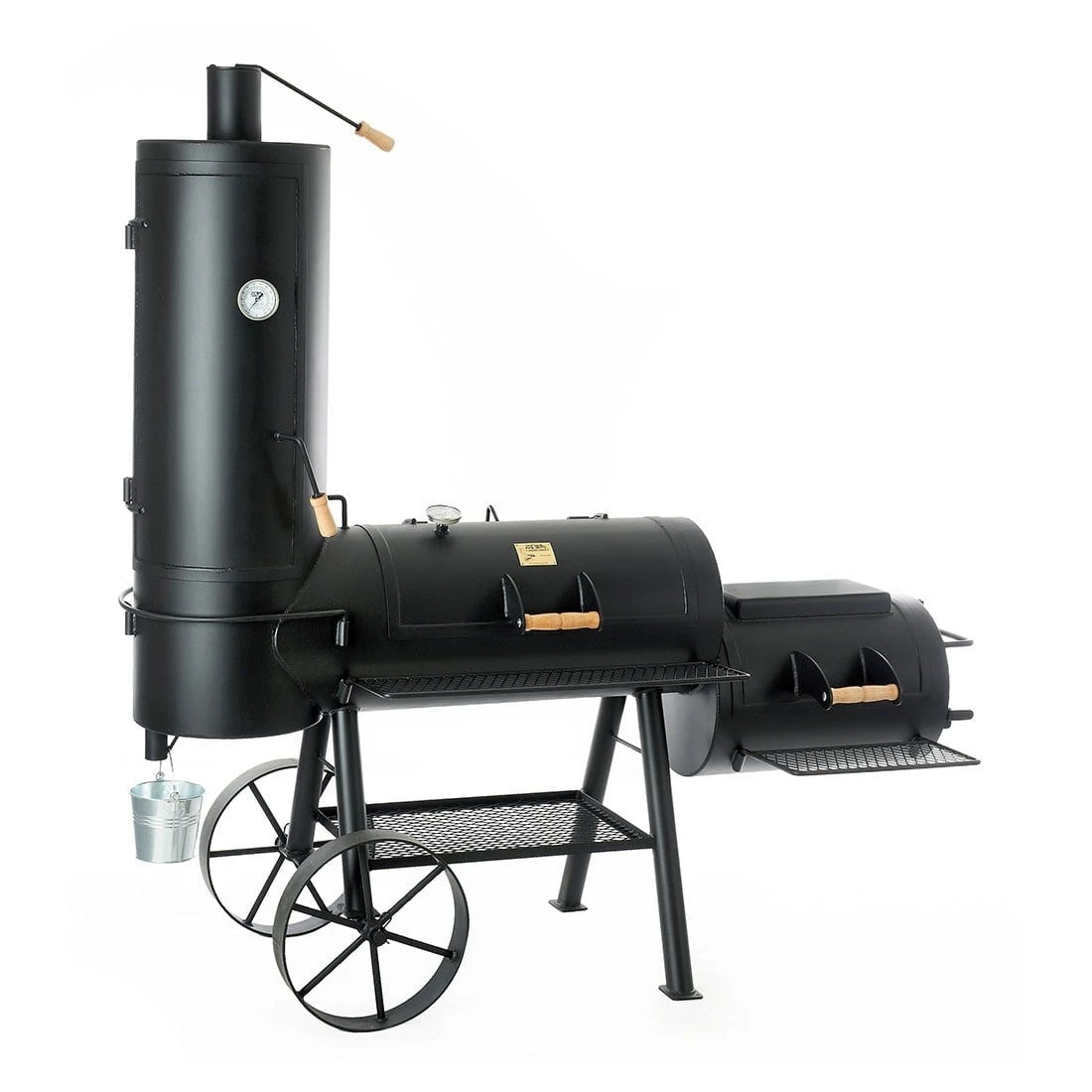 Joe’s BBQ Smoker 16“ Chuckwagon Schwarz 3 Joe’s BBQ Smoker 16“ Chuckwagon Schwarz