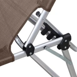 Siena Garden Sole Gartenliege Aluminium/Textilene Silber/Taupe -Garten Leben 891993 4