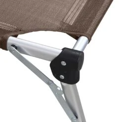 Siena Garden Sole Gartenliege Aluminium/Textilene Silber/Taupe -Garten Leben 891993 5