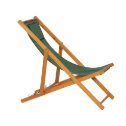 Siena Garden Faro Beach-Liegestuhl Holz/Textilene Grün -Garten Leben 892004 5