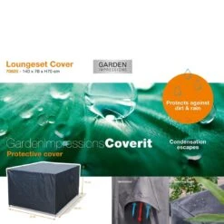 Garden Impressions Coverit Schutzhülle Für Loungegruppen 140x70x70cm Uni -Garten Leben 897130 2