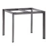 Sieger Gartentisch-Gestell 90x90 Cm Aluminium Eisengrau 1 Sieger Gartentisch-Gestell 90x90 Cm Aluminium Eisengrau -Garten Leben 902575 1