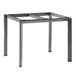 Sieger Gartentisch-Gestell 90x90 Cm Aluminium Eisengrau