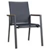 Zebra Fly Stapelsessel Aluminium/Textilene Graphit/Carbon -Garten Leben 903059 1