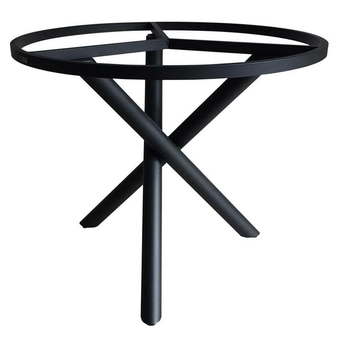 Zebra Mikado Tischgestell Ø90cm Aluminium Graphit 3 Zebra Mikado Tischgestell Ø90cm Aluminium Graphit
