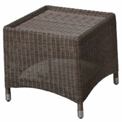 Zebra Loomus Fußhocker Geflecht Coffee