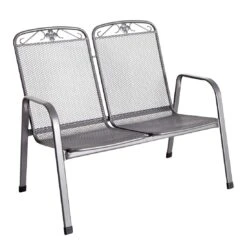 MWH Savoy Gartenbank Metall Eisengrau