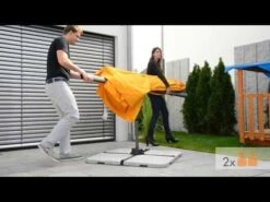 Schneider® Schneider Rhodos Ampelschirm 300x300cm Anthrazit