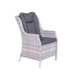 OUTLIV. Osborne Diningsessel Geflecht Cloudy Grey/Reflex Black
