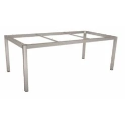 Zebra One Sitzgruppe Stapel 7-teilig Tisch 200cm Dunkelgrau -Garten Leben 926126 3