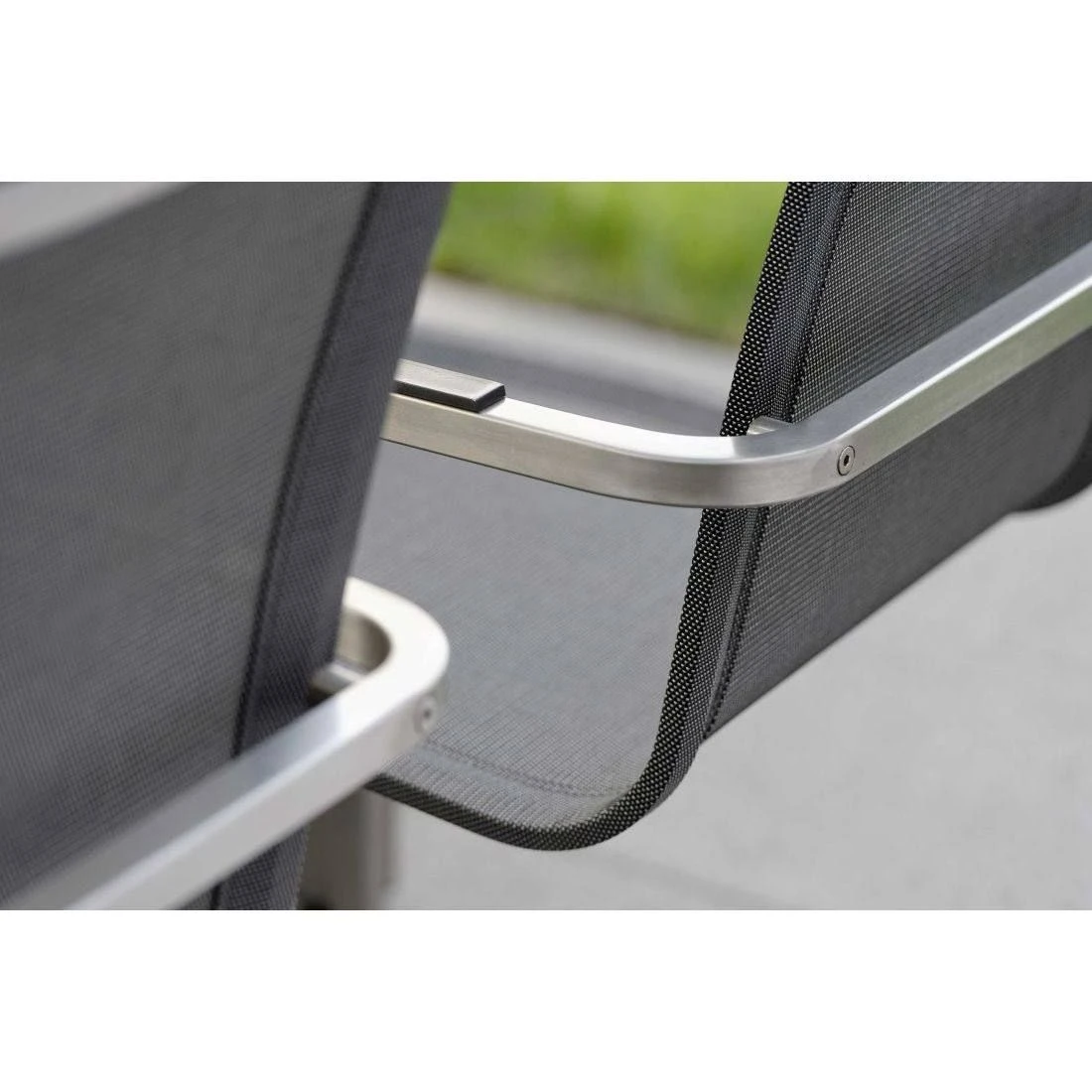 Stern Evoee Freischwinger Edelstahl/Textilene Silber/Silbergrau 7 Stern Evoee Freischwinger Edelstahl/Textilene Silber/Silbergrau – Bild 5