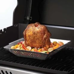 Napoleon Geflügelhalter Und Wok, Edelstahl -Garten Leben 930570 3