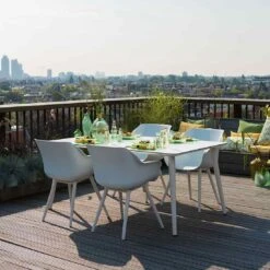 Hartman Sophie Studio Sitzgruppe Sessel 5tlg Tisch 170cm Weiß