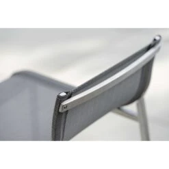 Stern Barny Garten-Barstuhl Edelstahl/Textilene Edelstahl/Silbergrau -Garten Leben 940767 3