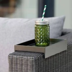 Stern Tablett 25x15,5x5cm Für Armlehne Fontana Anthrazit 8 Stern Tablett 25x15,5x5cm Für Armlehne Fontana Anthrazit -Garten Leben 941526 2