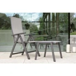 Stern New Top Klappsessel Aluminium/Textilene Anthrazit/Silber 13 Stern New Top Klappsessel Aluminium/Textilene Anthrazit/Silber -Garten Leben 960226 6