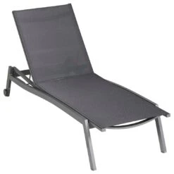 Stern Allround Rollliege Aluminium/Textilene Graphit/Silbergrau -Garten Leben 960831 5