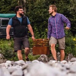 Höfats CUBE Feuerkorb Corten-Stahl Rostig -Garten Leben 961040 4