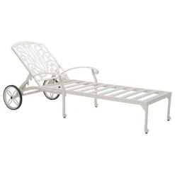 Hartman Amalfi Gartenliege Aluminiumguss Weiß -Garten Leben 967134 4