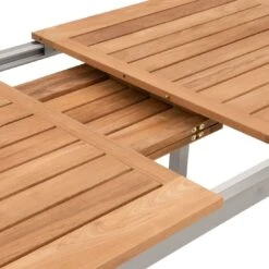 OUTLIV. Oviedo Stapelstühle Gartenmöbelset 5-teilig Mit Granada Ausziehtisch Taupe -Garten Leben 975208 5