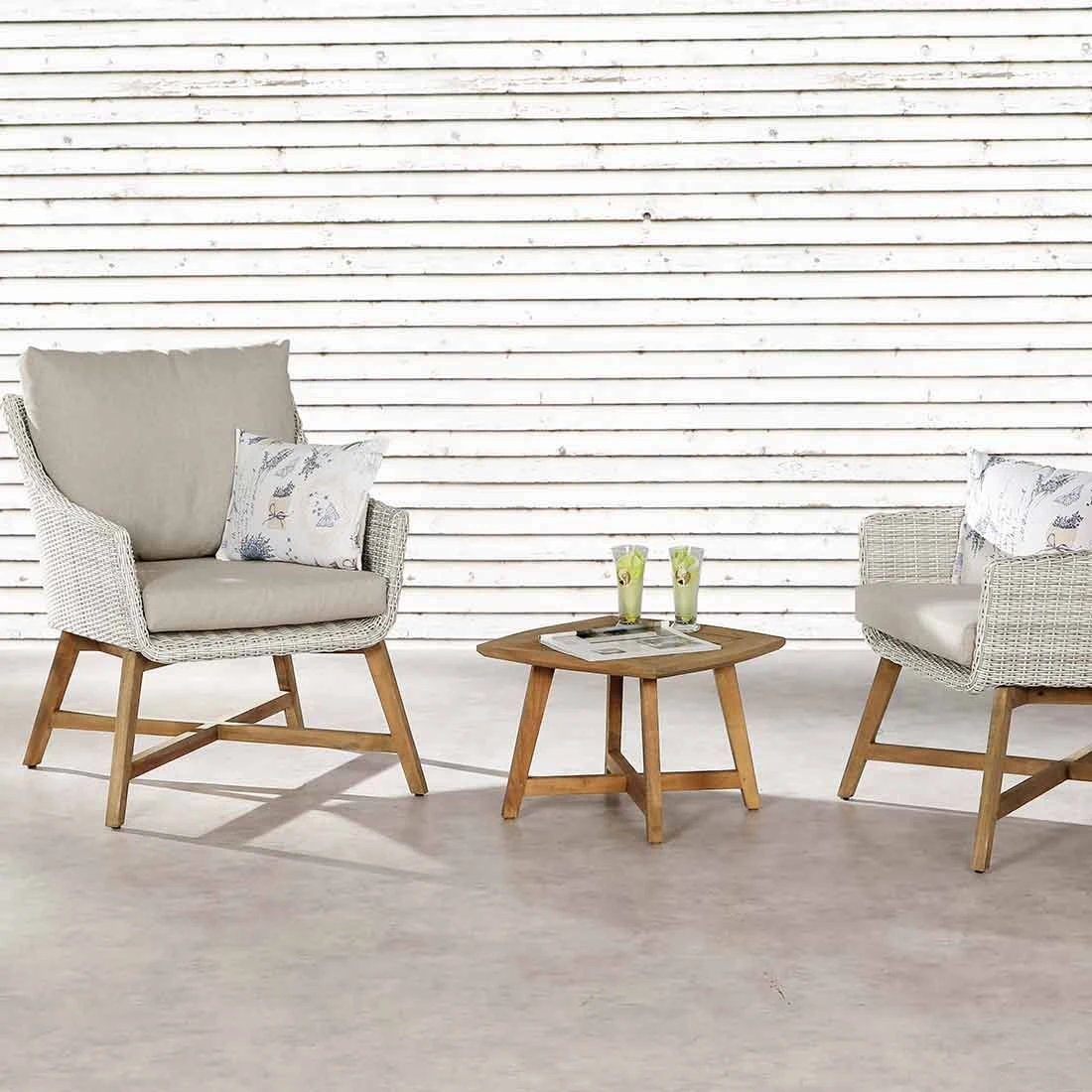 Best Paterna Beistelltisch 50x50cm Teak Natur 4 Best Paterna Beistelltisch 50x50cm Teak Natur – Bild 2