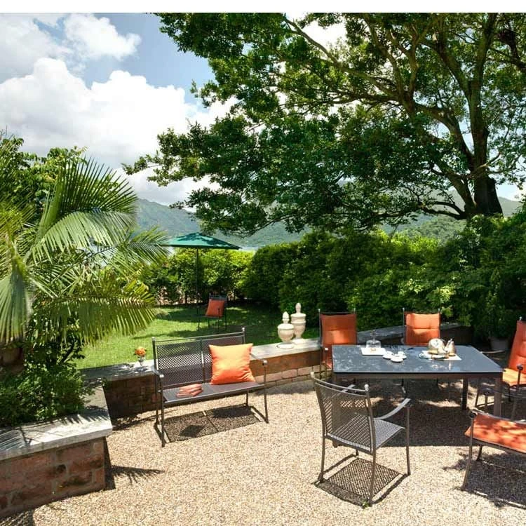 Royal Garden Excelsior Gartenbank 109,5cm Streckmetall Eisengrau 4 Royal Garden Excelsior Gartenbank 109,5cm Streckmetall Eisengrau – Bild 2