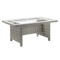 Kettler Palma Modular Casual Dining Gartentisch-Gestell 160x95 Cm Geflecht Salt&Pepper -Garten Leben 993820 1