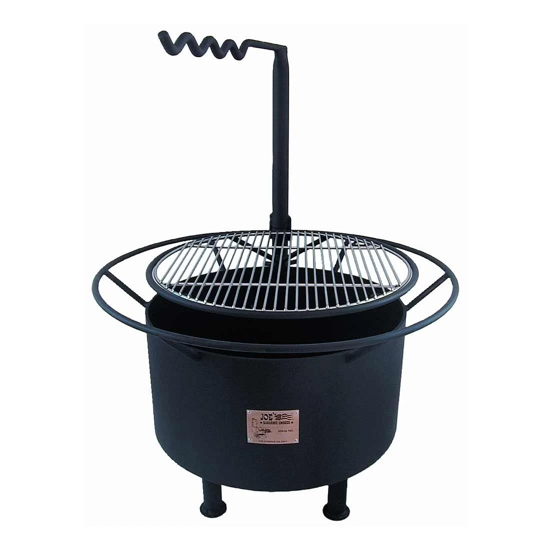 Joes BBQ Campfire Holzkohlegrill Mit Grillrost 70x85cm Schwarz 3 Joes BBQ Campfire Holzkohlegrill Mit Grillrost 70x85cm Schwarz