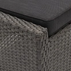 LC Garden Barcelona Hocker Aluminium/Geflecht Grau Mix/Schwarz -Garten Leben 997087 5