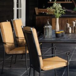 Royal Garden Excelsior Hochlehner-Stapelsessel Metall Eisengrau -Garten Leben 9974304 3