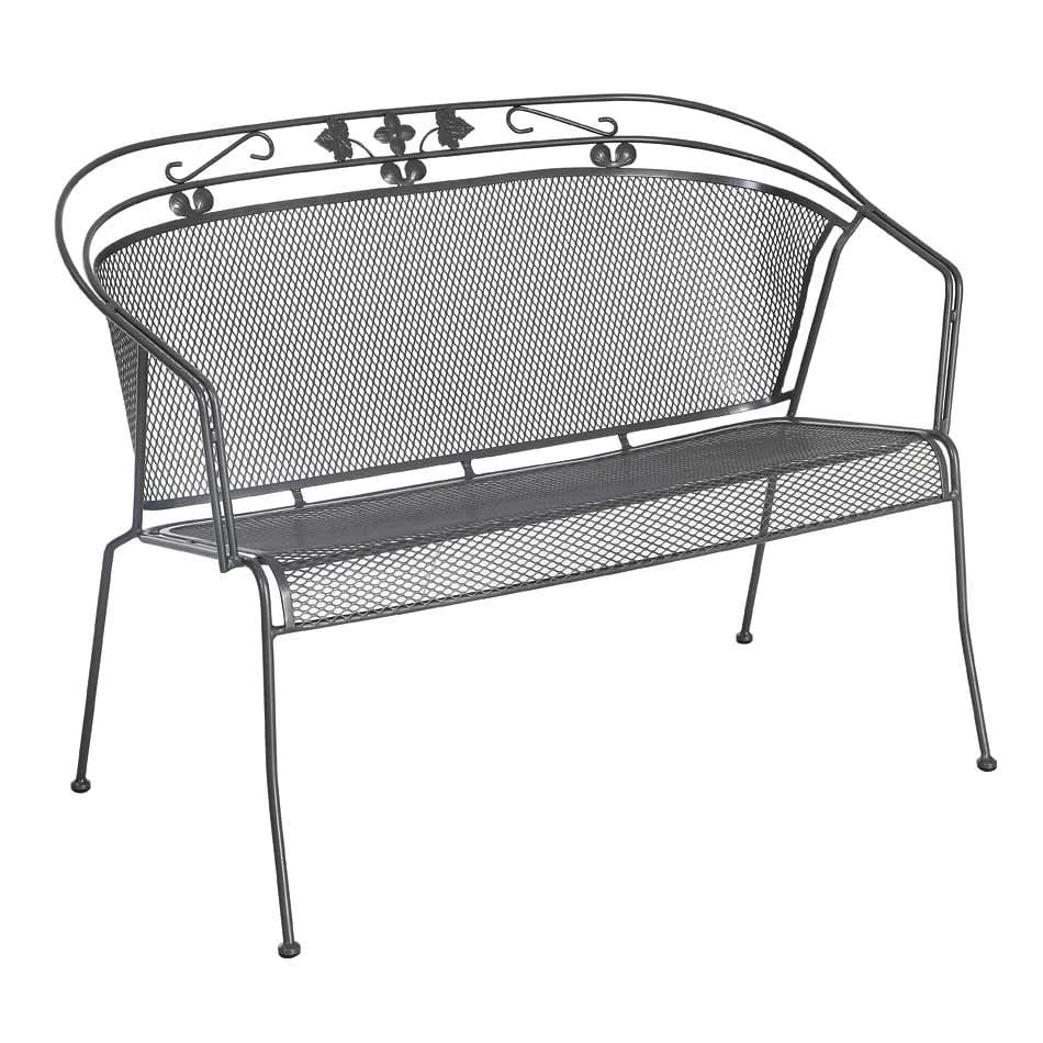 Royal Garden Elegance Gartenbank 114cm Metall Eisengrau 3 Royal Garden Elegance Gartenbank 114cm Metall Eisengrau