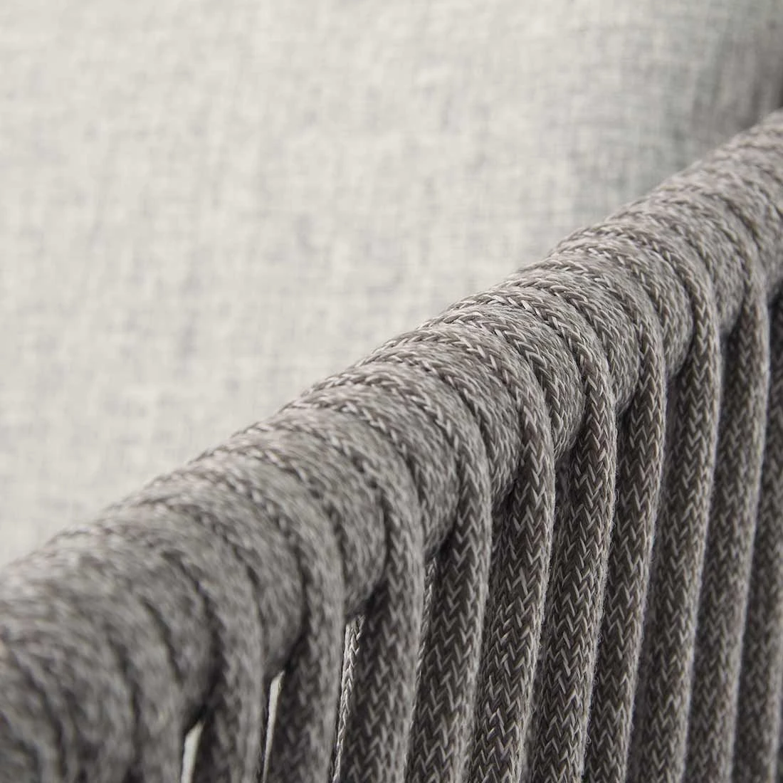 Acamp Manhattan Gartensessel Aluminium/Rope/Polster Anthrazit/Silbergrau 5 Acamp Manhattan Gartensessel Aluminium/Rope/Polster Anthrazit/Silbergrau – Bild 3