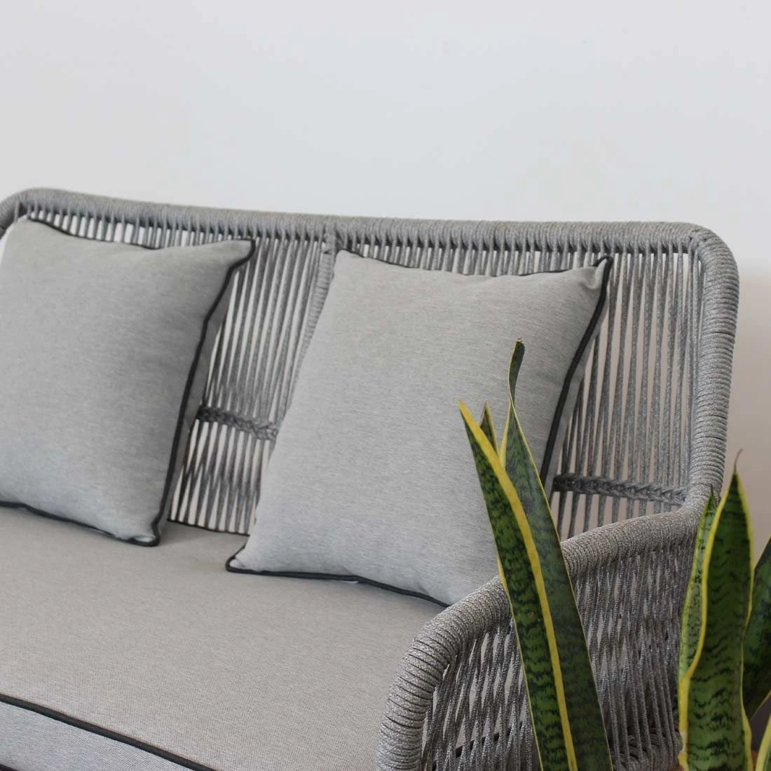 Acamp München Loungeset 4-tlg. Akazie/Rope Natur/Hellgrau 7 Acamp München Loungeset 4-tlg. Akazie/Rope Natur/Hellgrau – Bild 5