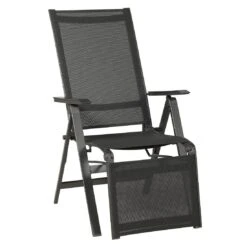 Acamp Urban Relaxsessel Aluminium/Textilene Anthrazit/Carbon