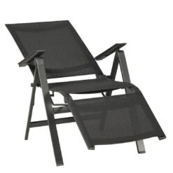 Acamp Urban Relaxsessel Aluminium/Textilene Anthrazit/Carbon -Garten Leben acamp urban relaxsessel aluminium textilene 878144 3