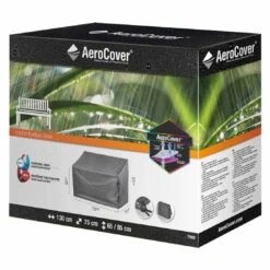 AeroCover Gartenbank Schutzhülle 130x75x65/85cm Polyester Uni Anthrazit -Garten Leben aerocover bankhaube 130x75x65 85cm polyester anthrazit 1008912 7